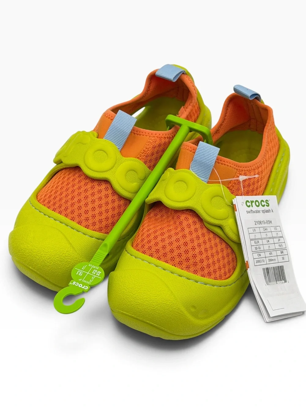 NWT Crocs Kids Swiftwater Splash Water Shoes Size J1